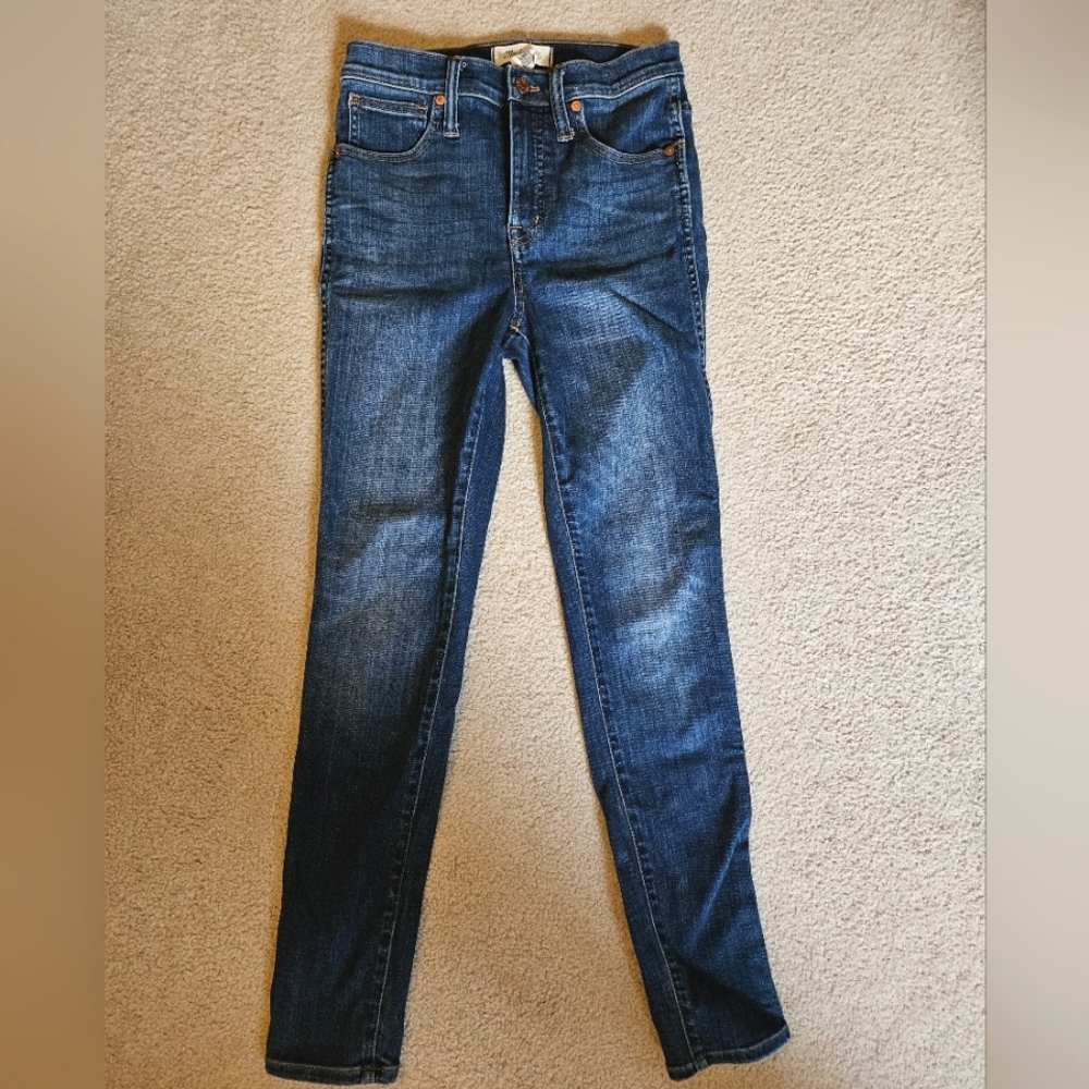 EUC Madewell High Rise Skinny Jeans Size 25